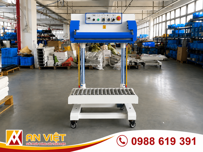 Máy hàn nhiệt khí nén bao 25kg An Việt giá rẻ